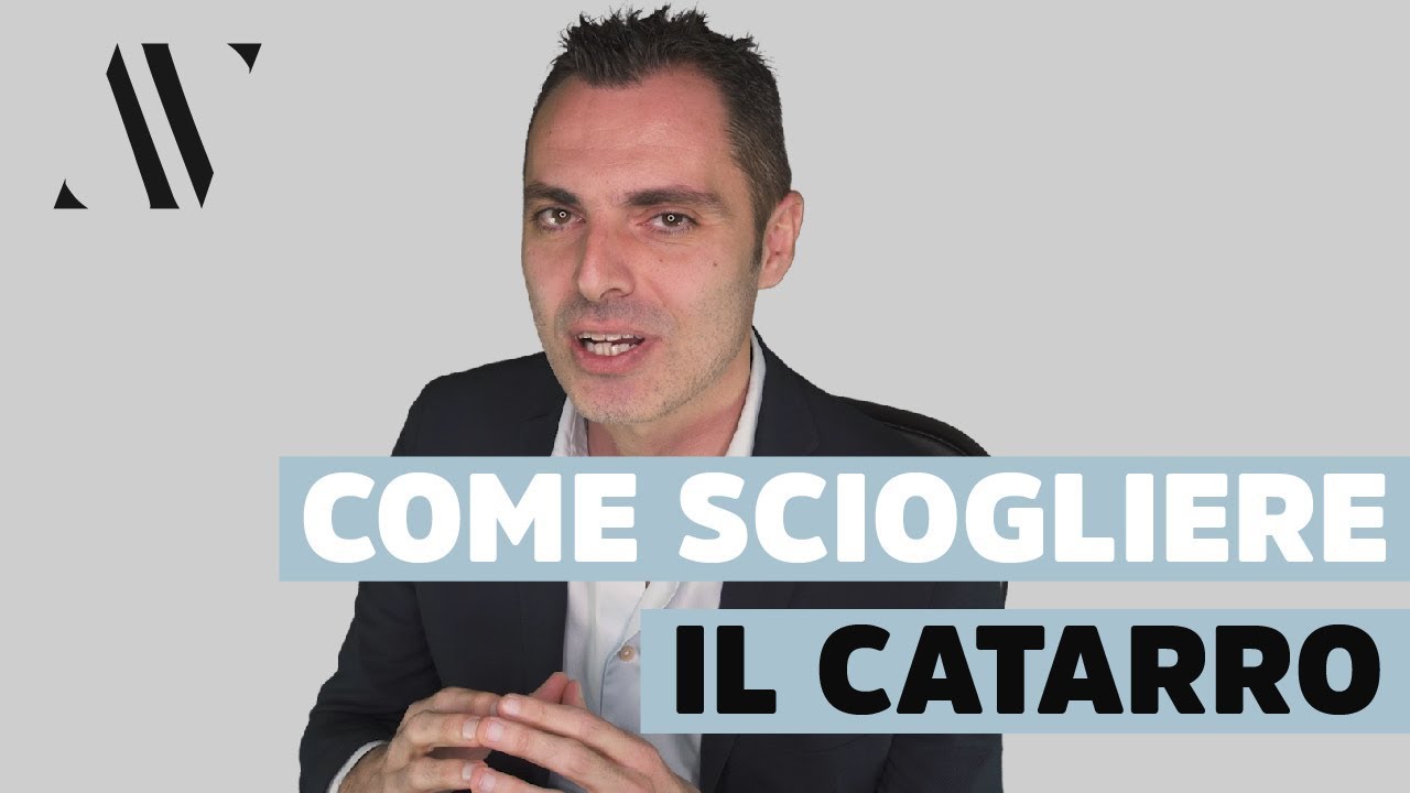 Come sciogliere il catarro