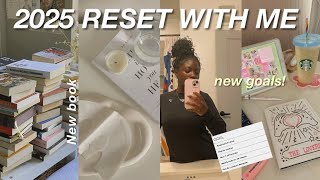 RESET with me for 2025!✨ultimate *NEW YEARS* prep | goal planning, cleaning apt, productive Sunday