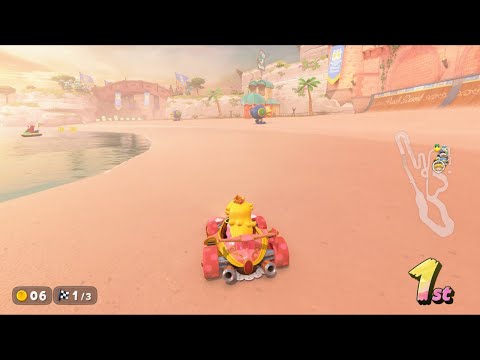 Mario Kart World: GCN Peach Beach [1080 HD]
