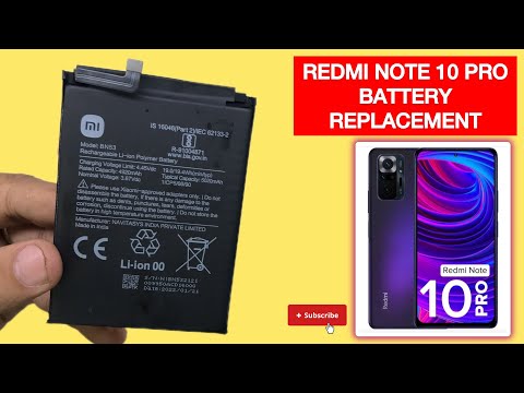 Redmi Note 10 Pro Battery Replacement | How to Change Redmi Note 10 Pro Battery Step-by-Step #new