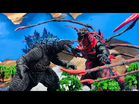 Legendary Godzilla vs Spiderzilla an Epic Battle stop motion