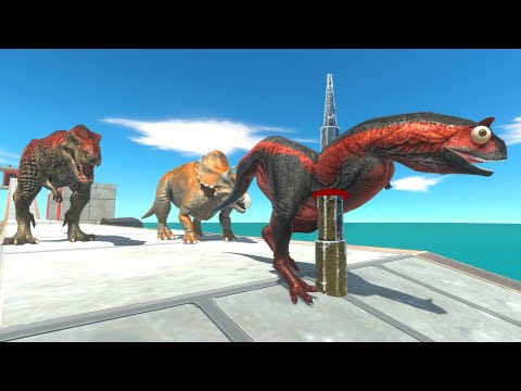 The Piercing Road Challenge and 6 Hidden Dinosaur Box Traps – Who Can Survive?