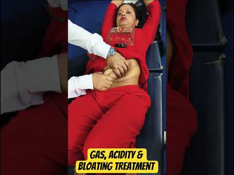 Chiropractic Treatment for Gas, Acidity & Bloating. #gas #acidity #chiropractic #shorts #bloating