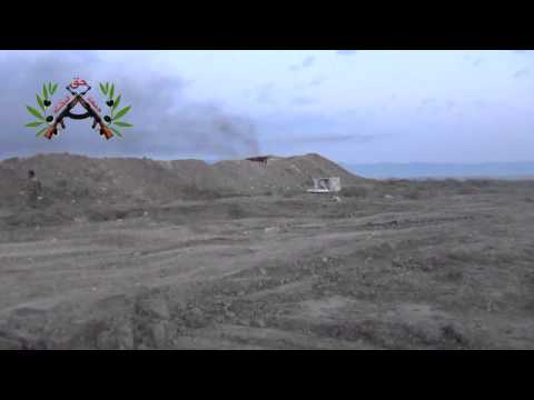 رصد غنائم الجيش الحر بعد السيطرة على حاجز تل ملح في ريف حماة بعد السيطرة عليه من قبل جبهة حق المقاتلة