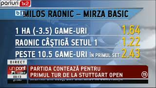 UPZ: Raonic – Basic » Argumentam pentru acest pariu!