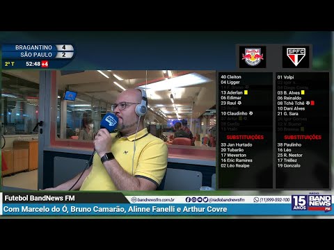 Gonzalo Carneiro marca segundo gol do São Paulo, após 4 do Bragantino