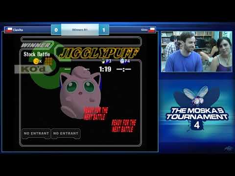 The Moska's 4 SSBM - Clavita (Marth) vs Gino (Jigglypuff) - Winners R1
