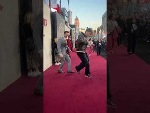 We don’t walk the red carpet… we jubi slide it 😝 👞