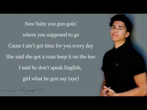 Kent Jones - Don't Mind (Lyrics)(Alex Aiono Cover)