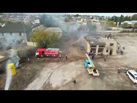 FHN-in Gəncə Regional Mərkəzi kompleks mülki müdafiə təlimi təşkil edib