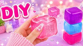 How to make viral NeeDoh Cube at home / Paper craft / Easy ideas / DIY school project/ art and craft