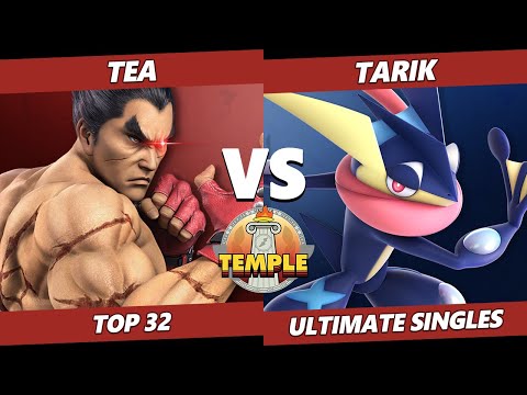 Temple: Hermès Edition Top 32 - Tea (Pac-Man, Kazuya) Vs. Tarik (Greninja) SSBU Ultimate Tournament
