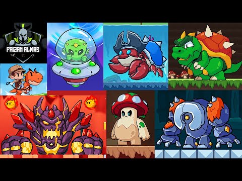 Super Meno Jungle Platform | All Bosses - Boss Fight | MGIF | Android Gameplay WFG