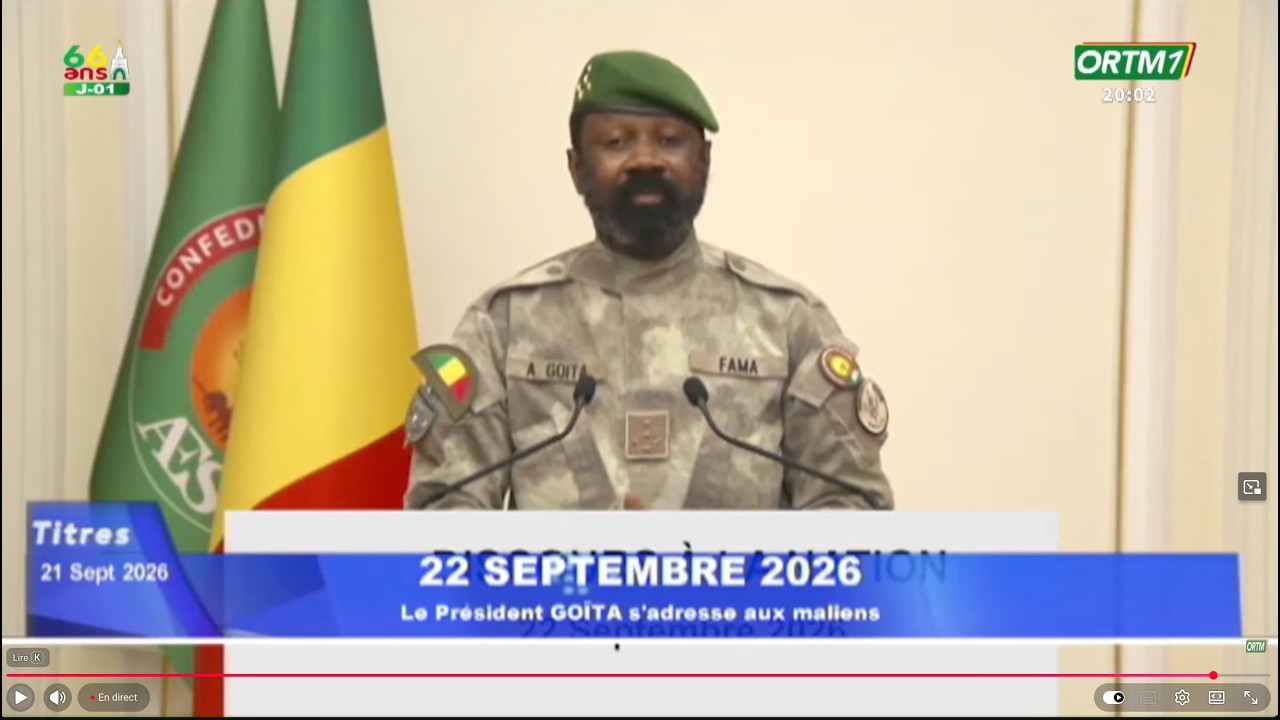 ORTM: Journal TV du 14 septembre 2026