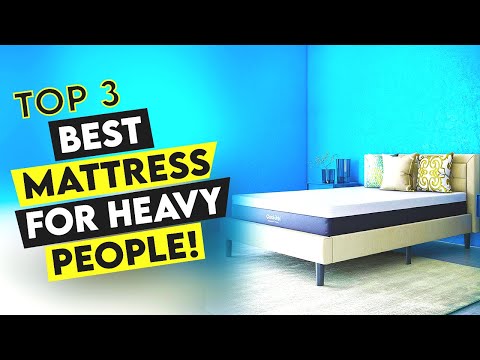 Top 3 Best Mattress For Heavy People!✅🔥