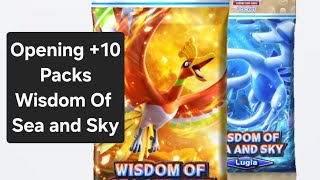 🔥🔥 Opening +10 Wisdom of Sea and Sky Packs! | Pokémon TCG Pocket