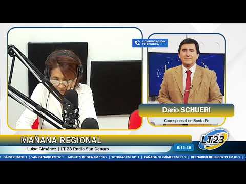 Dario Schueri Corresponsal de Santa Fe / Mañana Regional