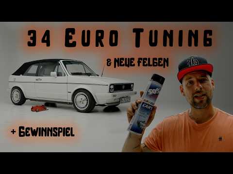 DIY Tuning für 34 Euro – Das  Golf 1 Cabrio in neuem Style! - René Bàuche