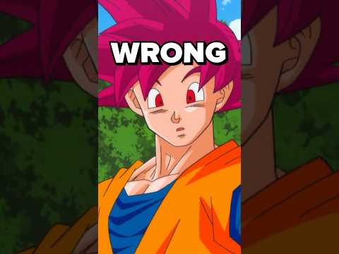 Super Saiyan God is WRONG