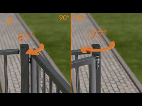 Ferme-portail hydraulique - pose verticale - Lion LOCINOX