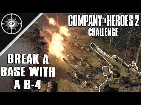 Can You B-4 a Base in ONE SHOT? | COH2 Challenge