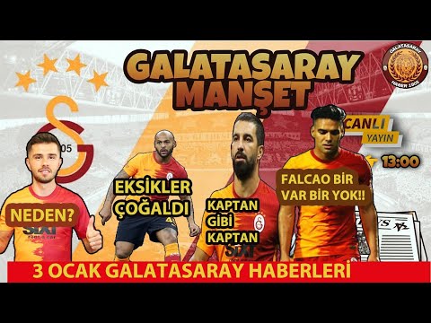 GALATASARAY HABERLERİ / 3 OCAK 2021 / ŞAMPİYON GALATASARAY YAZDIRACAĞIZ! / Emre kılınç, Falcao #gs