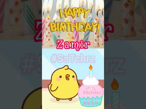 Happy Birthday Zamir | Birthday Status | BTS | HBD | Birthday Wishes | B-Day Song | B-Day Card