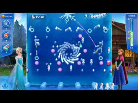 Frozen Free Fall: Icy Shot Level 251 - NO BOOSTERS ☃☃☃