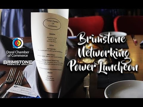 Brimstone Power luncheon Networking Doral Chamber