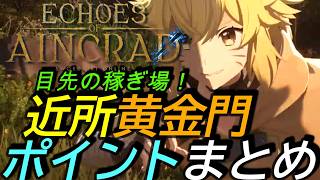 [SAOエコーズオブアインクラッド]稼ぎ攻略:近所黄金門ポイントまとめ紹介！最強稼ぎポイント!?[Echoes of Aincrad][PS5]