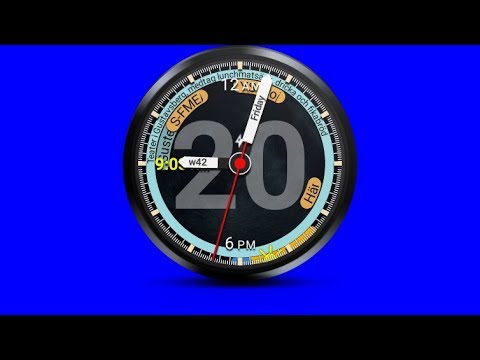Agenda12h Watch Face Video