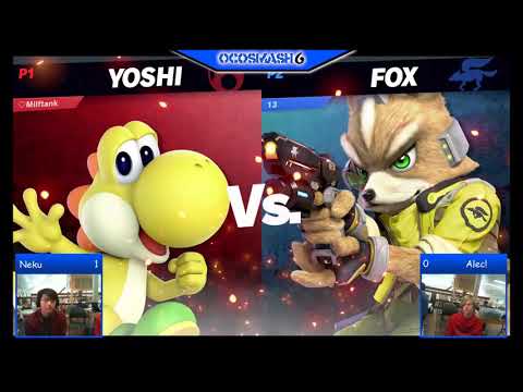 OcoSmash 6 Ultimate Singles: Alec! (Yoshi) vs. Neku (Fox) - Winners Finals