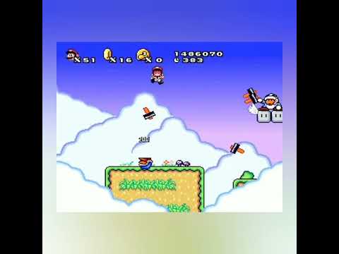 SMW Custom Music Track 396 - (New Super Mario World 2: Around The World - Player Down (Sky))