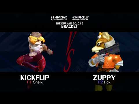 The Durham Dojo #6 Winners Bracket - Zuppy (Fox) vs Kickflip (Sheik)