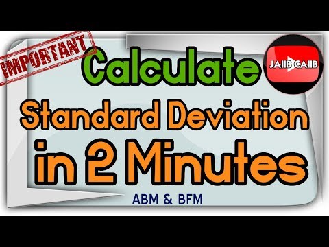 Standard Deviation, Variance in 2 minutes Video