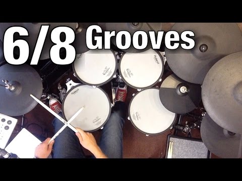 6/8 Grooves - Drum Lesson