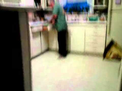 old man shufflin lol