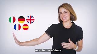 EU trade mark filing form