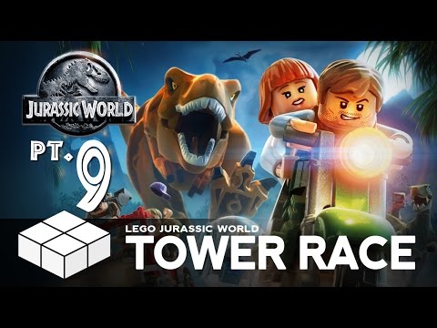 LEGO Jurassic World #9 - Tower Race | Co-Op PC Gameplay