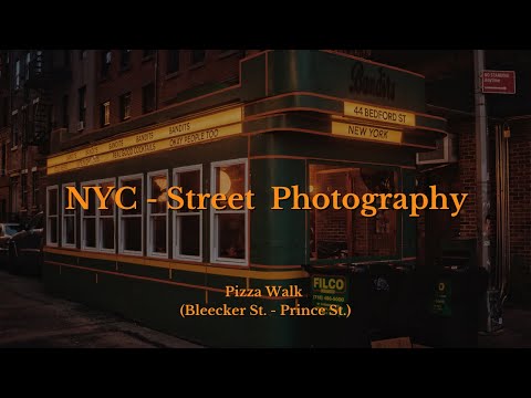 Night Street Photography and Pizza in NYC (POV) - Pizzography Ep. 1