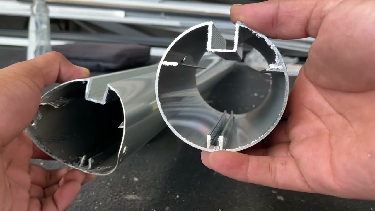 🔴 BARANDAL EN ALUMINIO CURSO COMO HACER LA BOCA DE PEZ EN TUBO PASAMANOS DE ALUMINIO