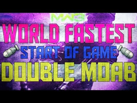 MW3 | WORLD'S FASTEST DOUBLE MOAB From Start Of Game w/P90