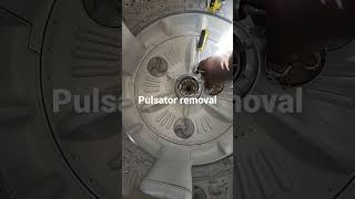 How to remove a washing machine pulsator #toploaders #shorts