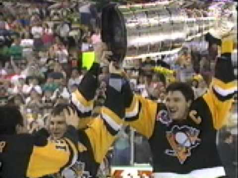 1990-1991 NHL Stanley Cup Playoffs "Penguins at their Peak" video recap (Part 1 of 6)