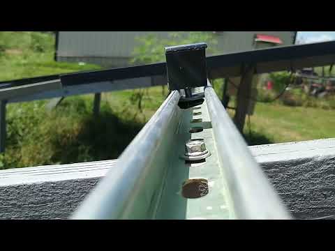 DIY Unistrut Solar Panel Rail Mid and End Clamps!