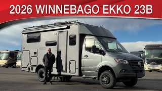 A preview image of the linked video showcasing 2026 Winnebago EKKO 23B