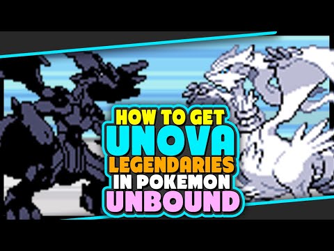 POKEMON UNBOUND LEGENDARY LOCATIONS Part 1 - Reshiram, Zekrom and Kyurem