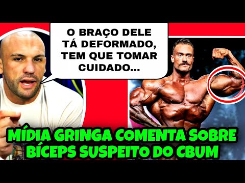 MÍDIA GRINGA FALA SOBRE BÍCEPS SUSPEITO DO CBUM