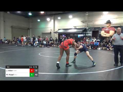 164 Lbs Rr Rnd 3 Jane Allen Tennessee Dual Vs Miranda Koppi California Red