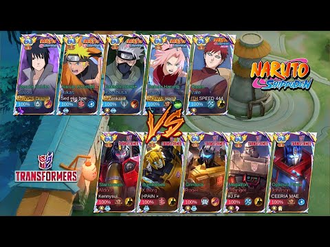 NARUTO vs. TRANSFORMERS! BATTLE OF THE COLLAB SKIN!!🔥 ( WHO WILL WIN? )